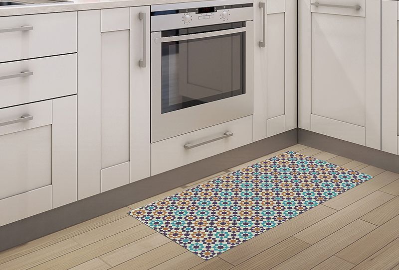 Alfombra Antideslizante Cocina - Hidráulico Sevilla 97x48 cm