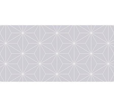 Alfombra Vinilica Geométrico Gris 97x48cm