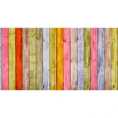 Alfombra Vinilica Madera Multicolor 97x48cm