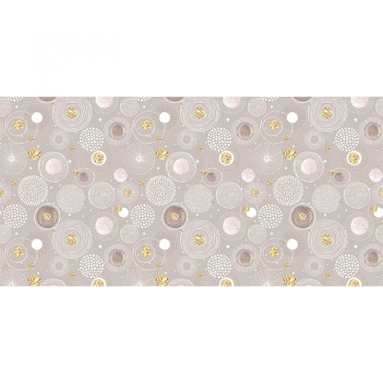 Alfombra Vinílica - Círculos Beige