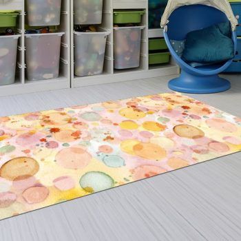 Alfombras Infantiles Lavables - Acuarela 143x97