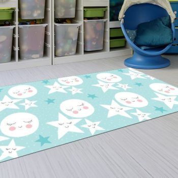 Alfombras Infantiles Lavables - Estrellas del sueño 143x97