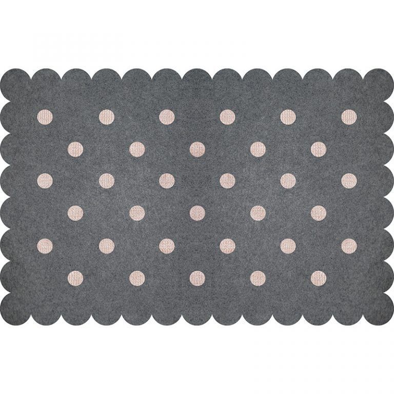 Alfombra Vinílica Puntos - 95x62 cm