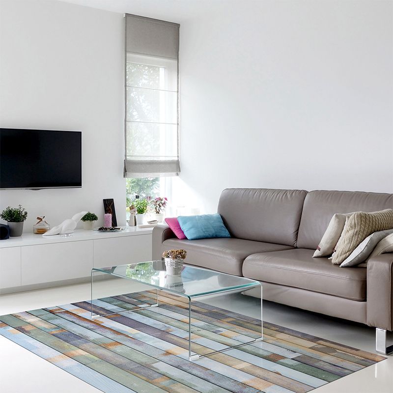 Alfombra Vinílica Madera Pintada - salón Alfombra Vinílica Madera Pintada - salón