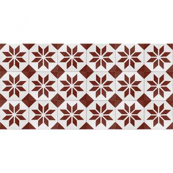 Alfombra Vinílica - Videl Rojo - 97x48 cm