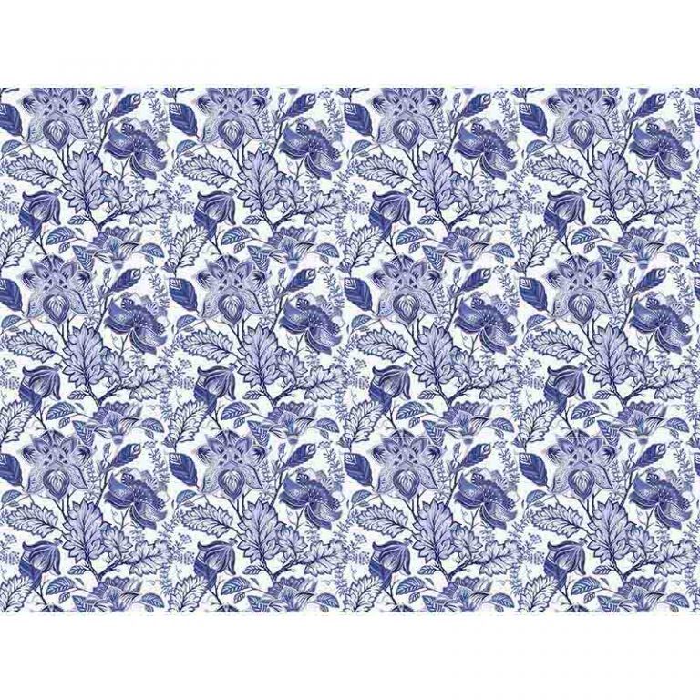 Azulejos Adhesivos Blue Flowers