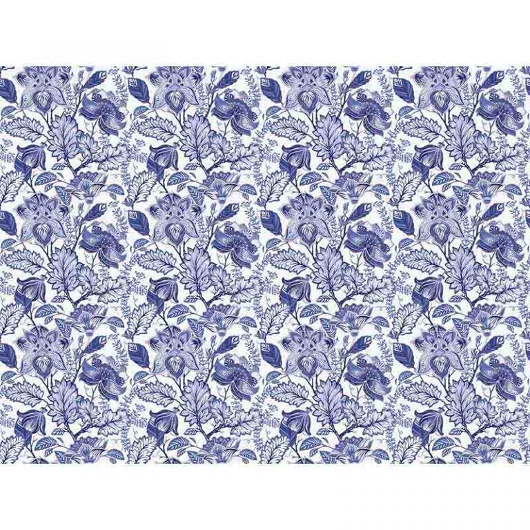 Azulejos Adhesivos Blue Flowers