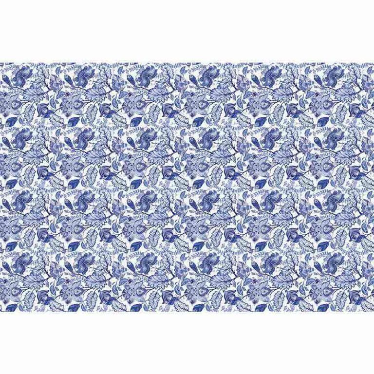Azulejos Adhesivos Blue Flowers