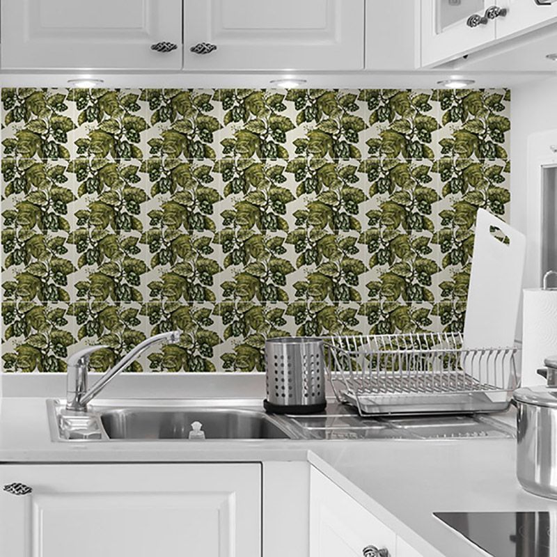 Azulejos Adhesivos Green leaves Azulejos Adhesivos Green leaves