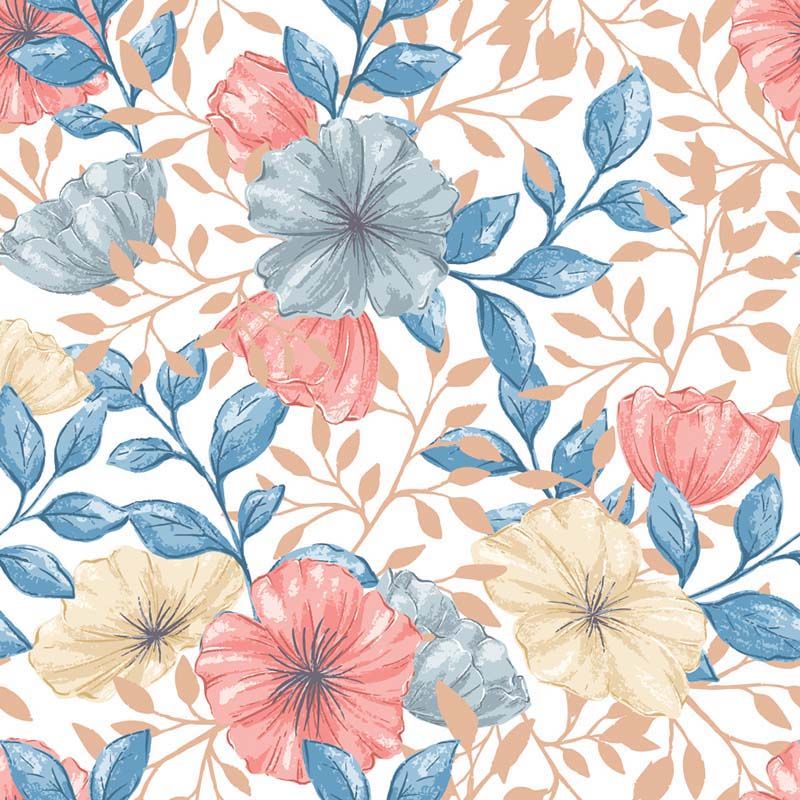 Azulejos Adhesivos Flowers