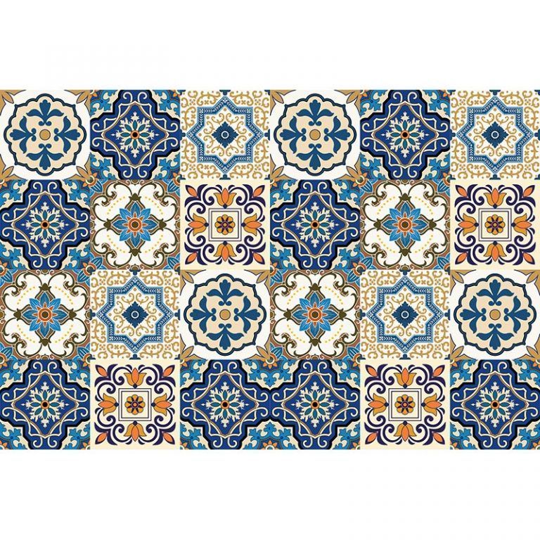 Vinilos adhesivos Azul y beige