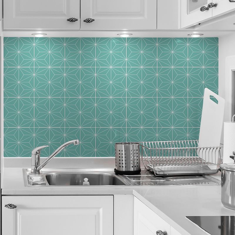 Vinilos adhesivos geométrico turquesa
