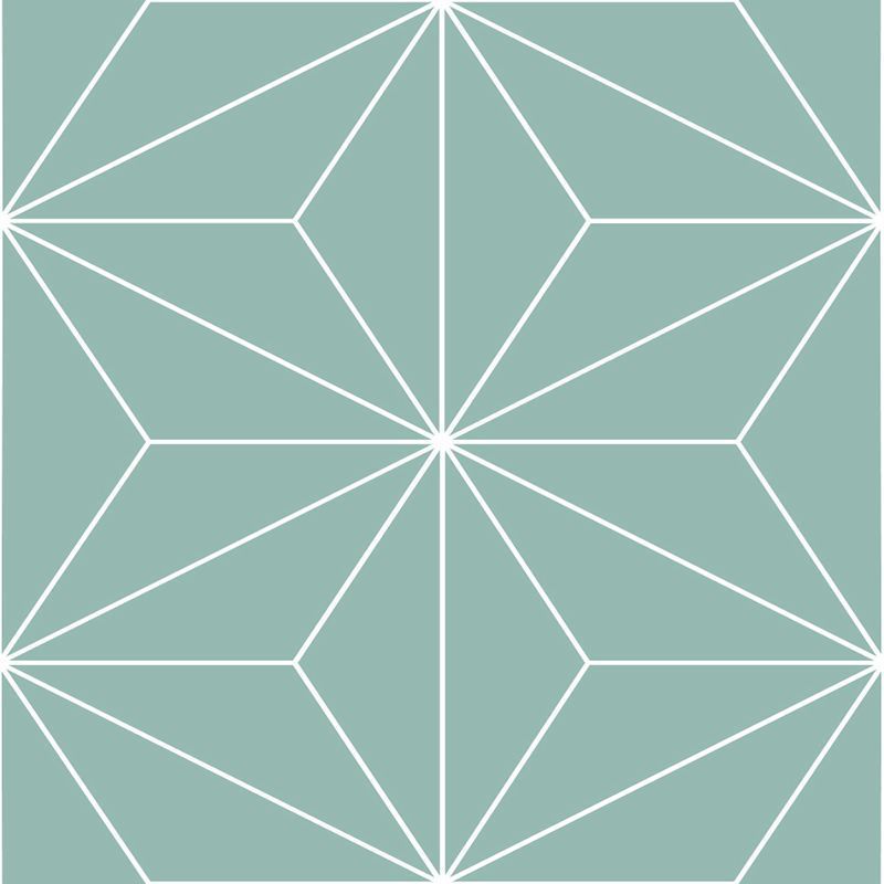 Vinilos adhesivos geométrico turquesa