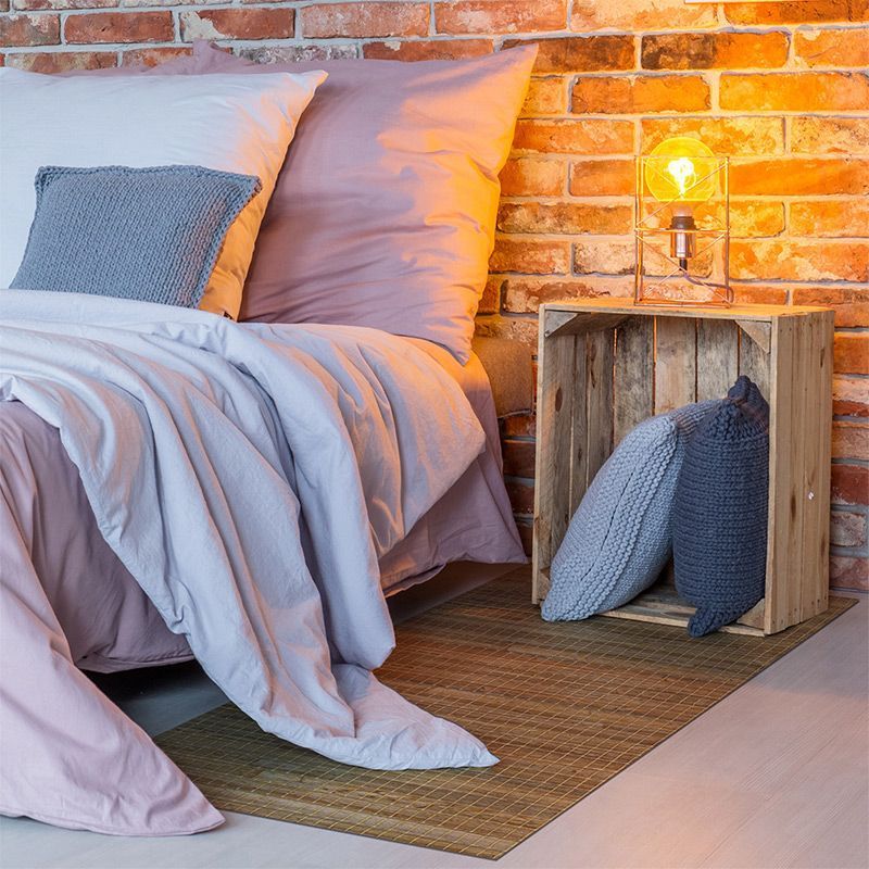 Alfombra Vinílica Bambu Cuadrado - dormitorio Alfombra Vinílica Bambu Cuadrado - dormitorio