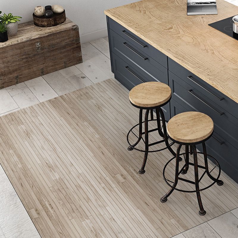 Alfombra Vinílica Madera Clara - cocina Alfombra Vinílica Madera Clara - cocina