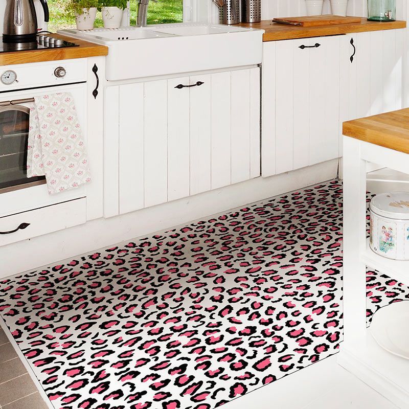 ALfombra Vinílica Pink Leopard cocina ALfombra Vinílica Pink Leopard cocina