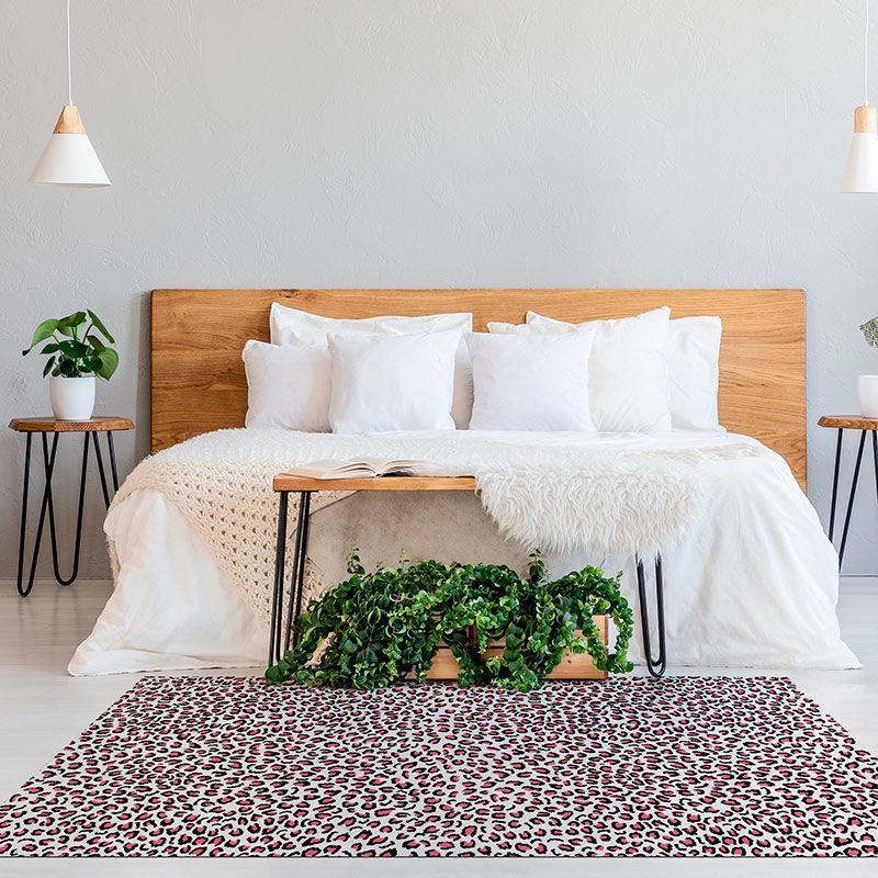 ALfombra Vinílica Pink Leopard dormitorio ALfombra Vinílica Pink Leopard dormitorio