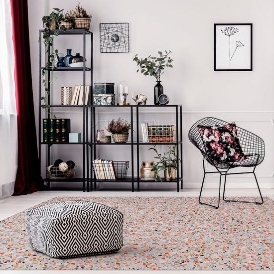 ALfombra Vinílica Mosaic Multicolor salón