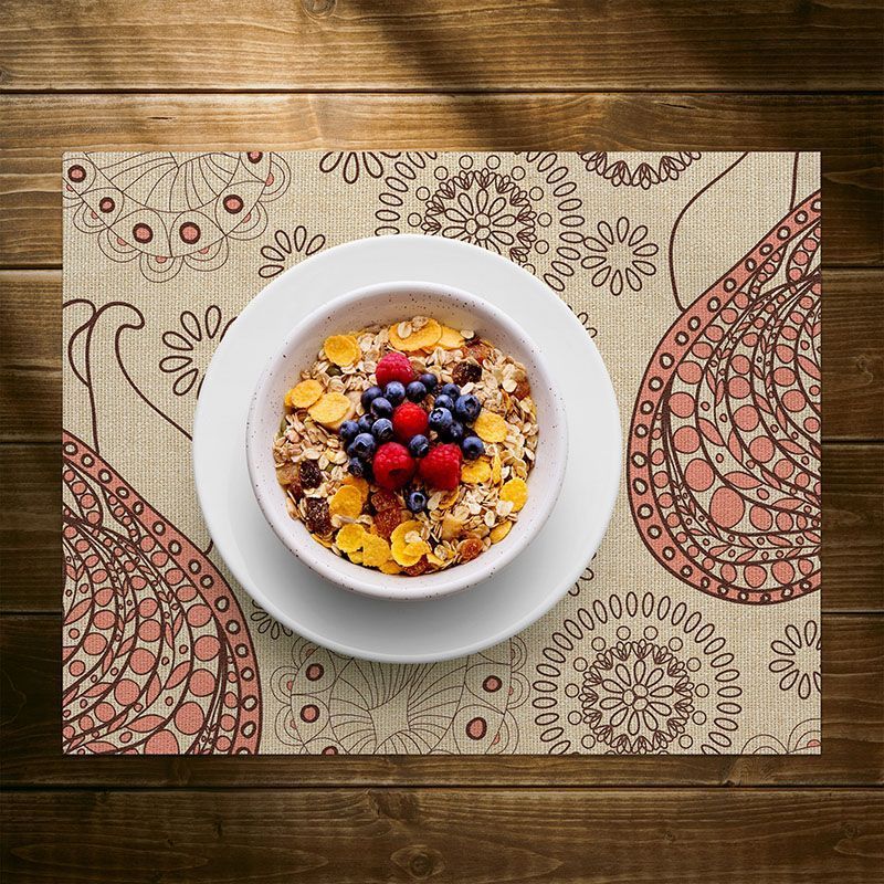 Set de 4 Individuales Bohemian ambientación