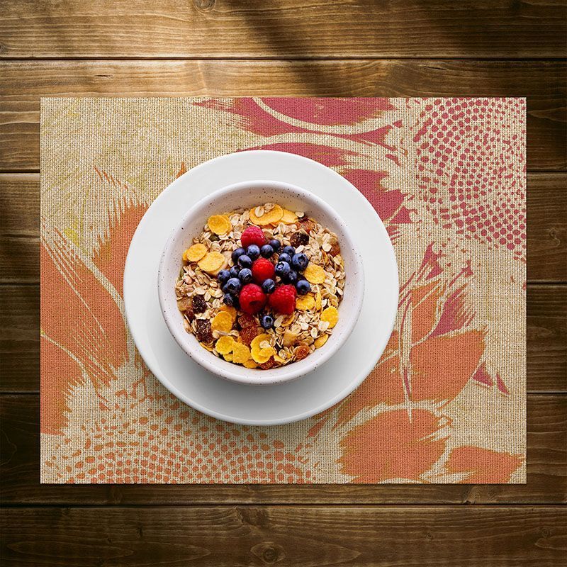 Set de 4 Individuales Sunflower ambientación Set de 4 Individuales Sunflower ambientación