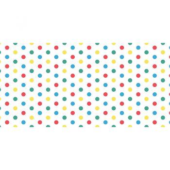 Alfombra Vinílica Infantil Polka Dots 97x48