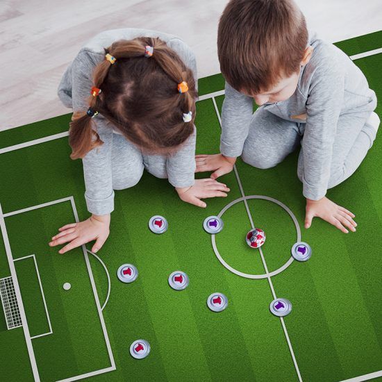 Alfombra Vinílica Infantil Campo de Futbol dormitorio