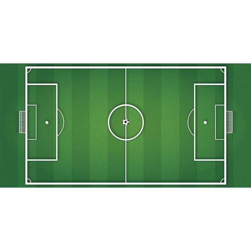Alfombra Vinílica Infantil Campo de Futbol 97x48