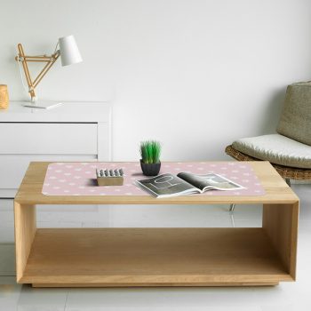 tapis bureau pink Stars table