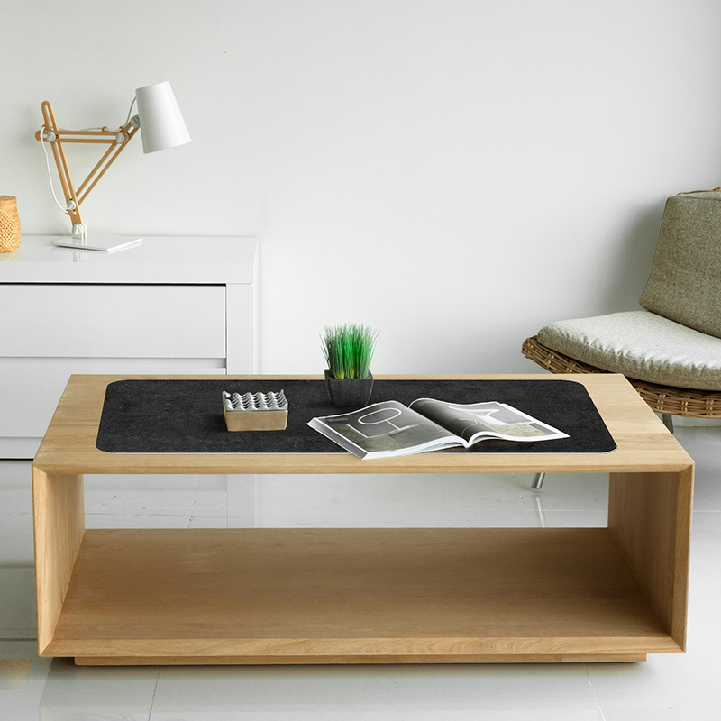 Tapis Bureau Black marble table