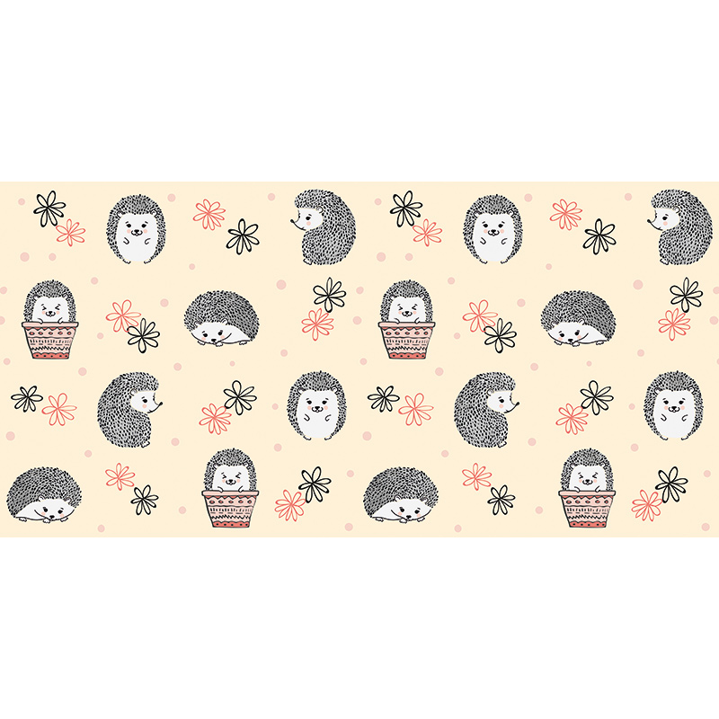 Tapis Vinyle Enfants Hérissons party  97 x 48 cm Tapis Vinyle Enfants Hérissons party 97 x 48 cm