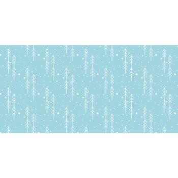 Tapis Vinyle Enfants Petites flèches bleu ciel 97 x 48 cm