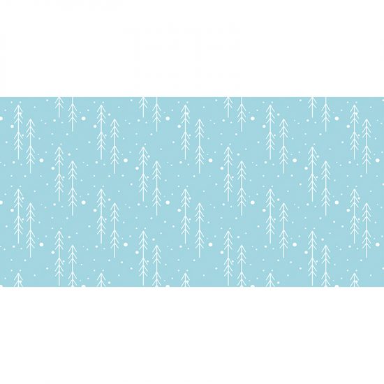 Tapis Vinyle Enfants Petites flèches bleu ciel 97 x 48 cm