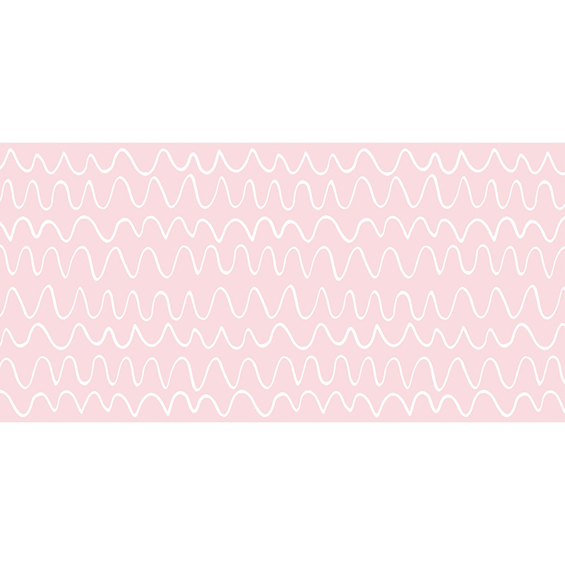 Tapis Vinyle Enfants Vagues rose 97 x 48 cm Tapis Vinyle Enfants Vagues rose 97 x 48 cm