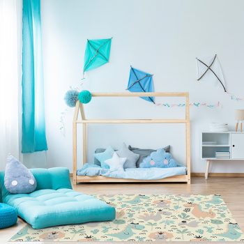 Tapis Vinyle Enfants Happy dinos chambre