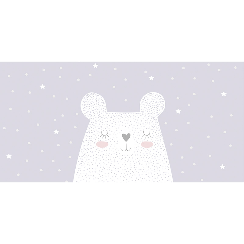 Tapis Vinyle Enfants Ours rêveur 97 x 48 cm Tapis Vinyle Enfants Ours rêveur 97 x 48 cm