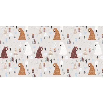 Tapis Vinyle Enfants Ours 97 x 48 cm