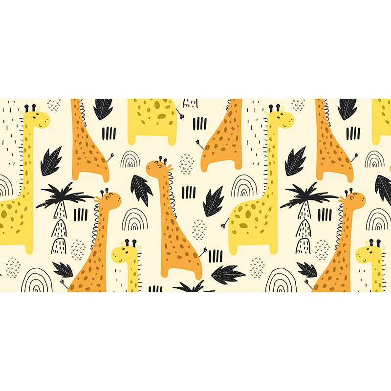 Tapis Vinyle Enfants Girafe arc-en-ciel 97 x 48 cm Tapis Vinyle Enfants Girafe arc-en-ciel 97 x 48 cm