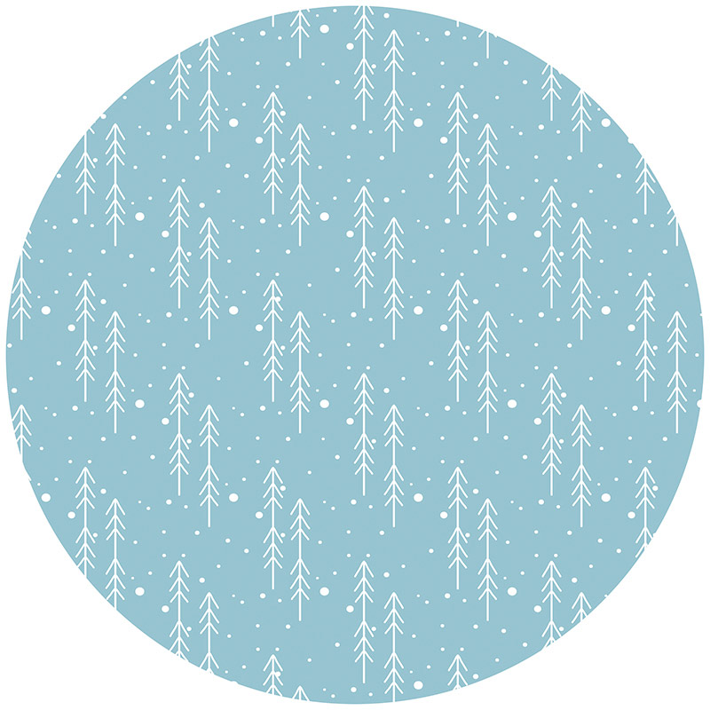 Tapis Vinyle Enfants rond flèches bleu ciel 60 x 60 cm Tapis Vinyle Enfants rond flèches bleu ciel 60 x 60 cm