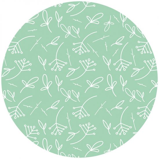 Tapis Vinyle Enfants rond 60 x 60 cm
