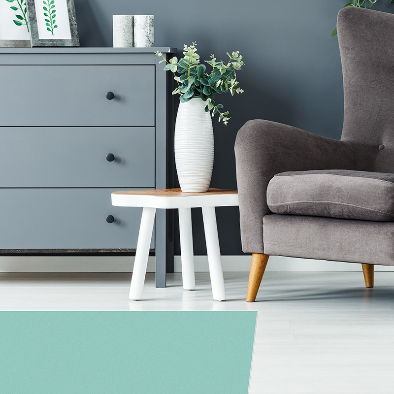 tapis vinyle Bleu Turquoise salon tapis vinyle Bleu Turquoise salon
