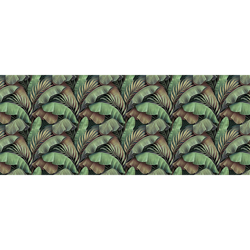 Tropical,Seamless,Pattern,With,Beautiful,Palm,,Banana,Leaves.,Hand-drawn,Vintage