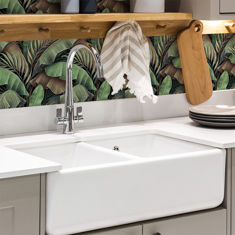 Kitchen,Worktop,,Sink,And,Drawers