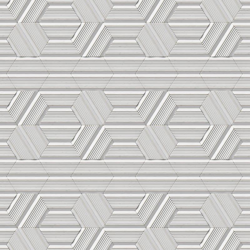 3d,Design,Wallpaper,In,The,Form,Of,White,Relief,Modules