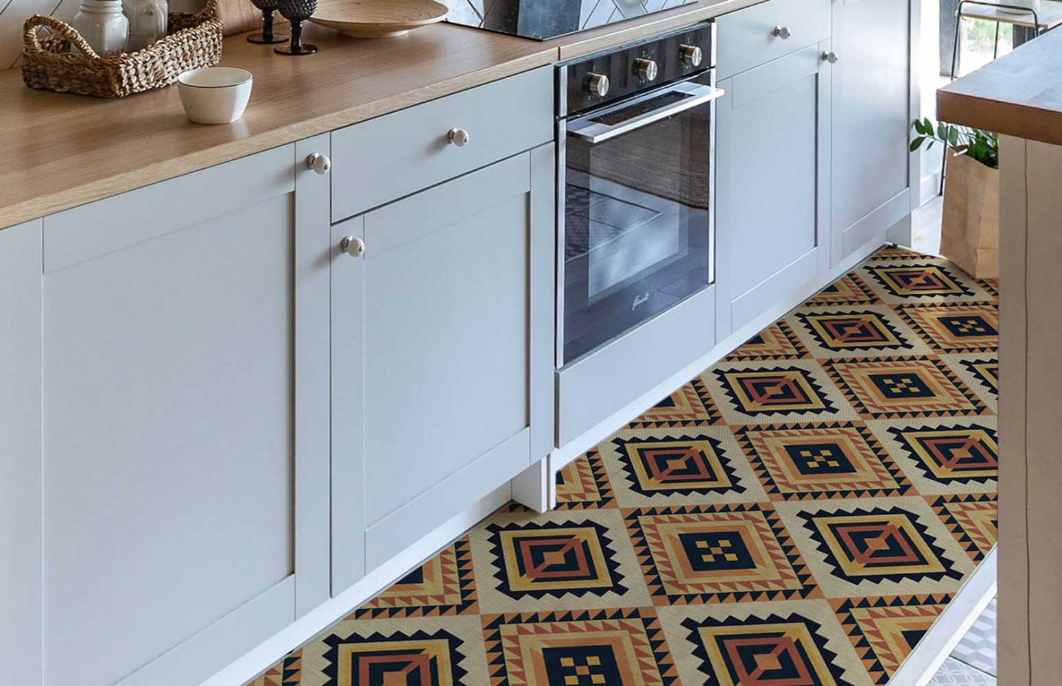 Tapis en vinyle idéal pour la cuisine 