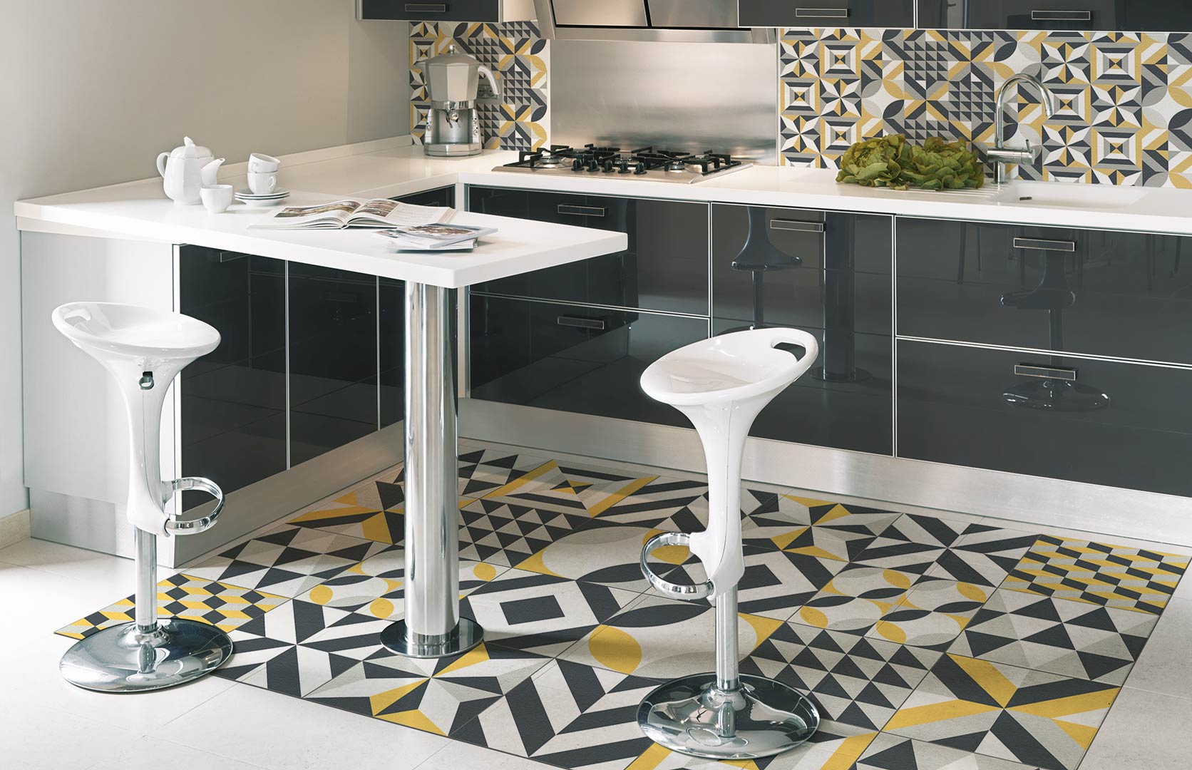 Tapis en vinyle idéal pour la cuisine - Printodecor.fr