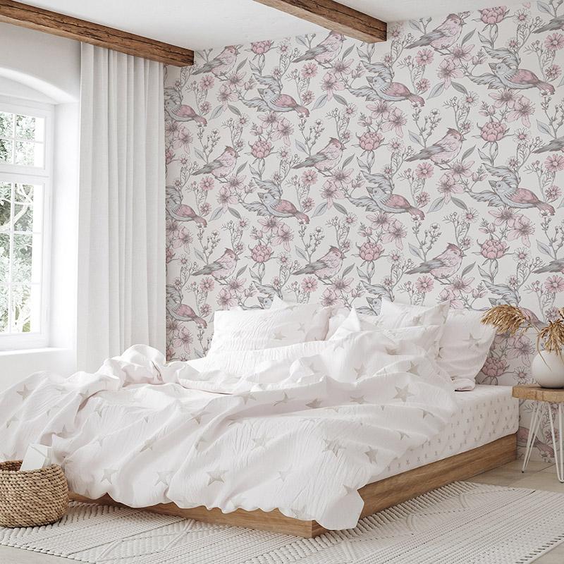 Mockup,Frame,In,Bedroom,Interior,Background,,Coastal,Boho,Style,,3d