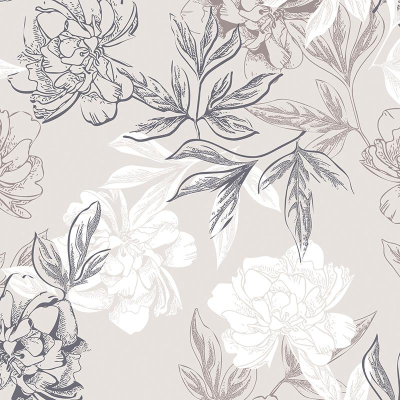 Decorative,Tropical,Botanical,Leaves,-,Interior,Wallpaper,-,Seamless,Background