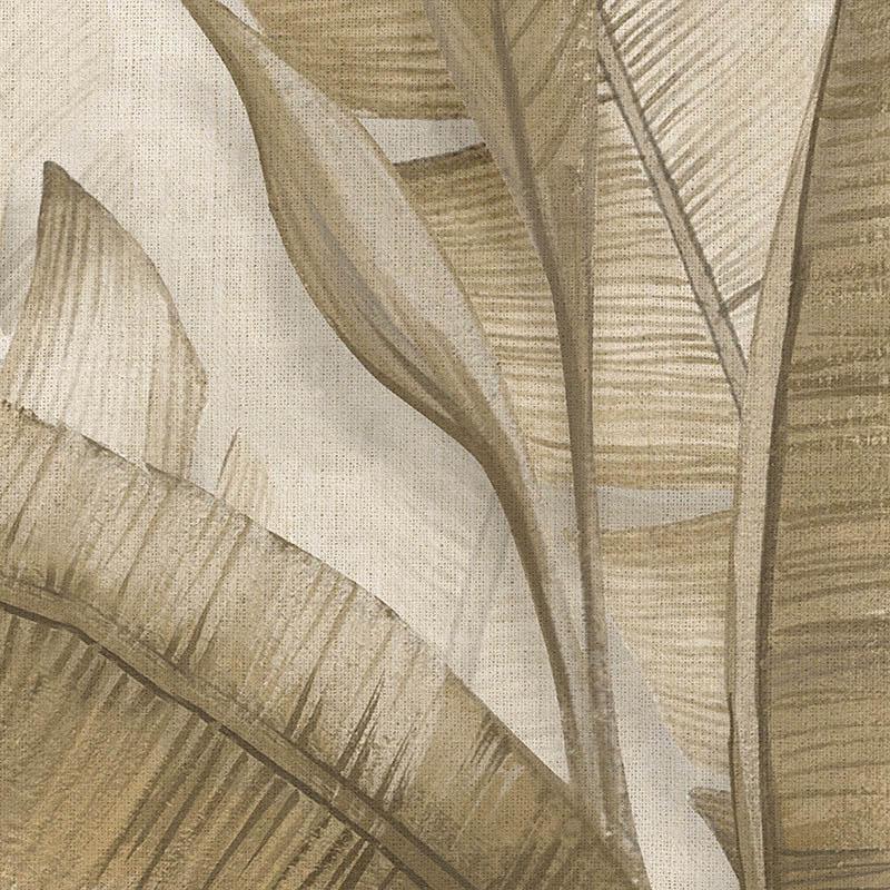 Tropical,Trees,And,Leaves,Wallpaper,Design,In,Foggy,Forest,-