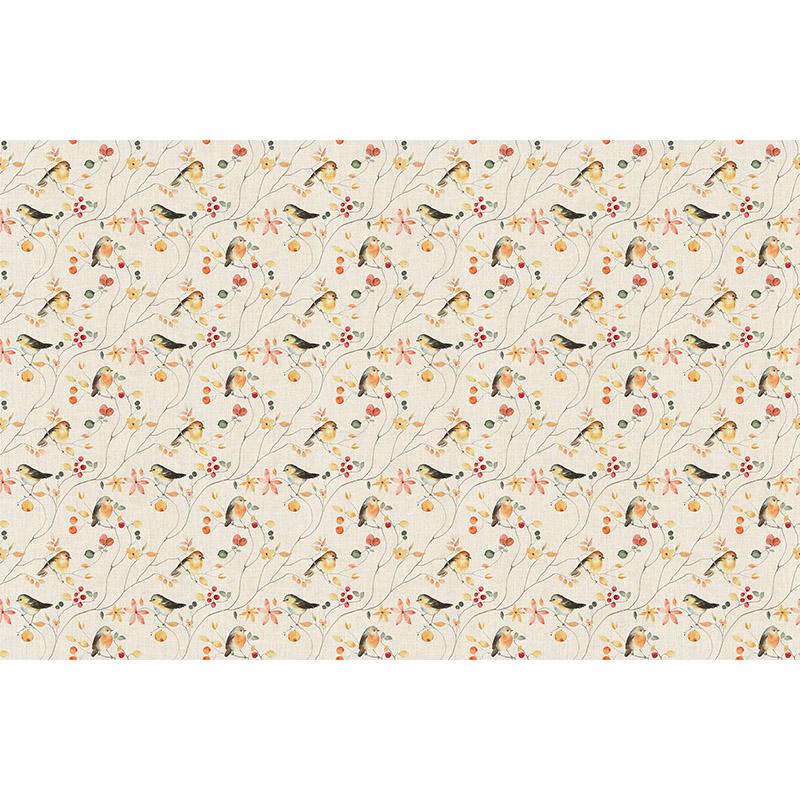 Tropical,Trees,And,Leaves,Wallpaper,Design,In,Foggy,Forest,-