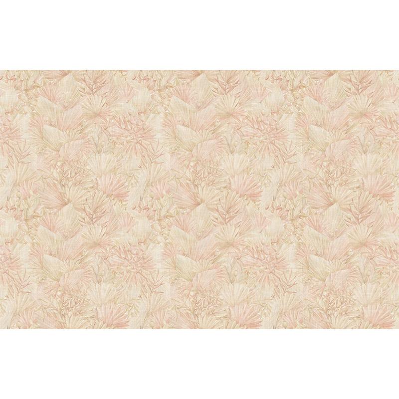 Tropical,Trees,And,Leaves,Wallpaper,Design,In,Foggy,Forest,-